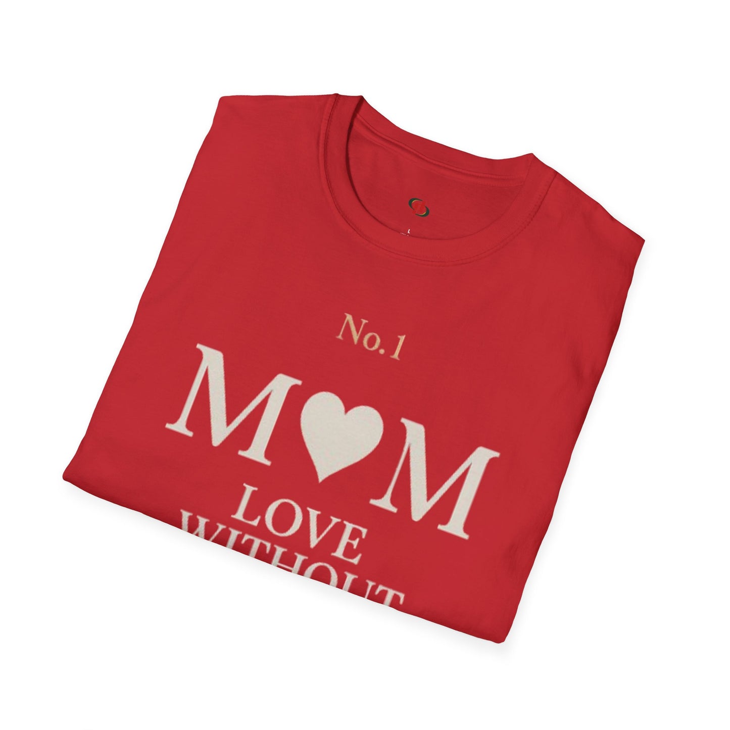 No. 1 Mom Love T-Shirt | Unisex Softstyle Tee for Mother's Day, Birthdays, Gifts, or Everyday Wear
