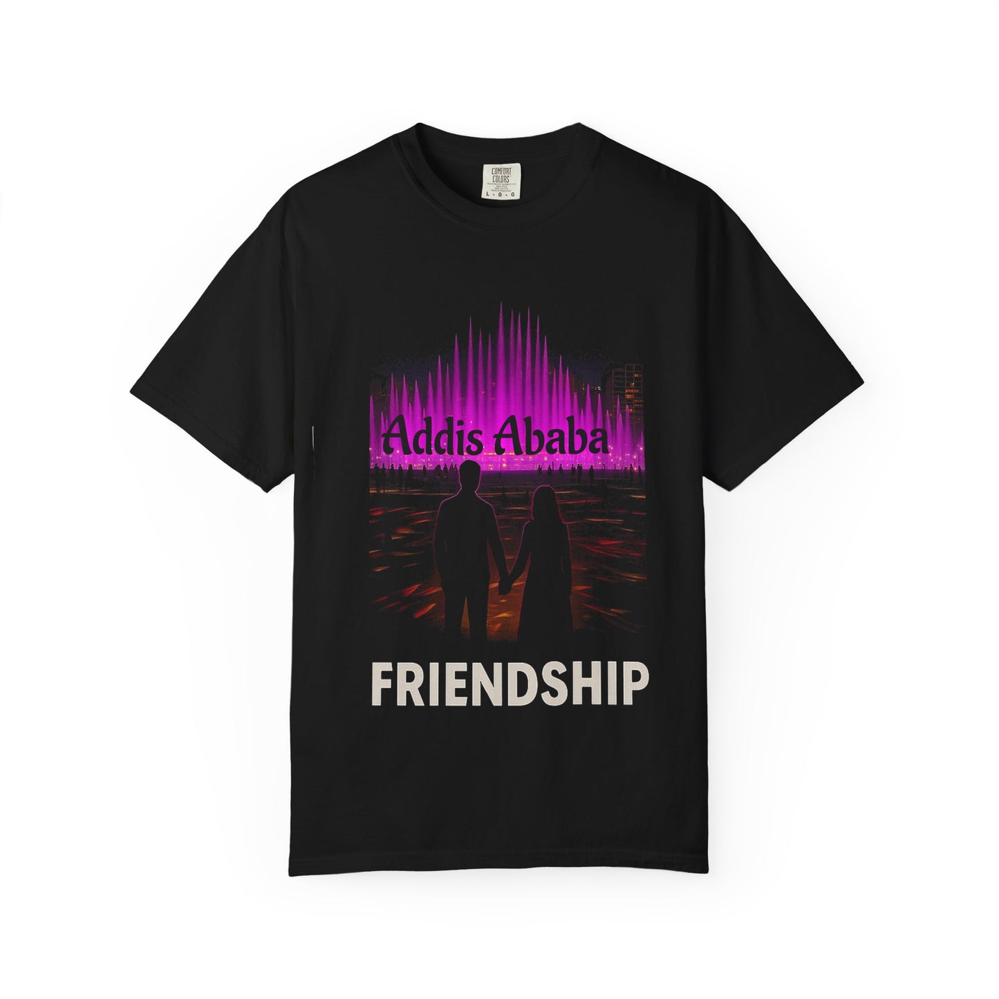 Addis Ababa Friendship T-shirt, Casual Gift, Unisex Tee, Travel Souvenir, Cultural Apparel, Summer Wear