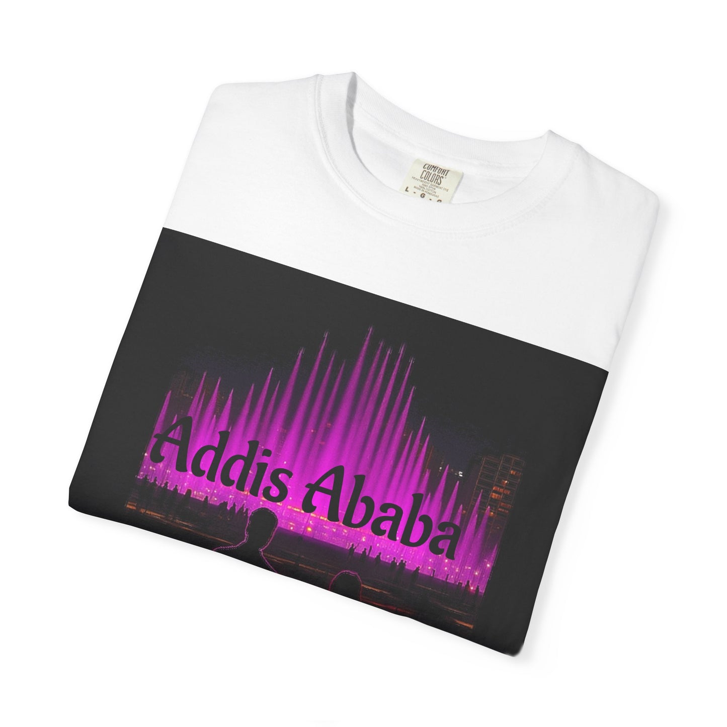 Addis Ababa Friendship T-Shirt | Unisex Garment-Dyed Tee for Friendship, Travel Lovers, Cultural Enthusiasts, Gift Idea