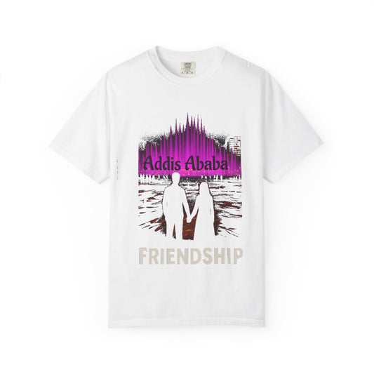 Addis Ababa Friendship T-shirt, Casual Gift, Unisex Tee, Travel Souvenir, Cultural Apparel, Summer Wear