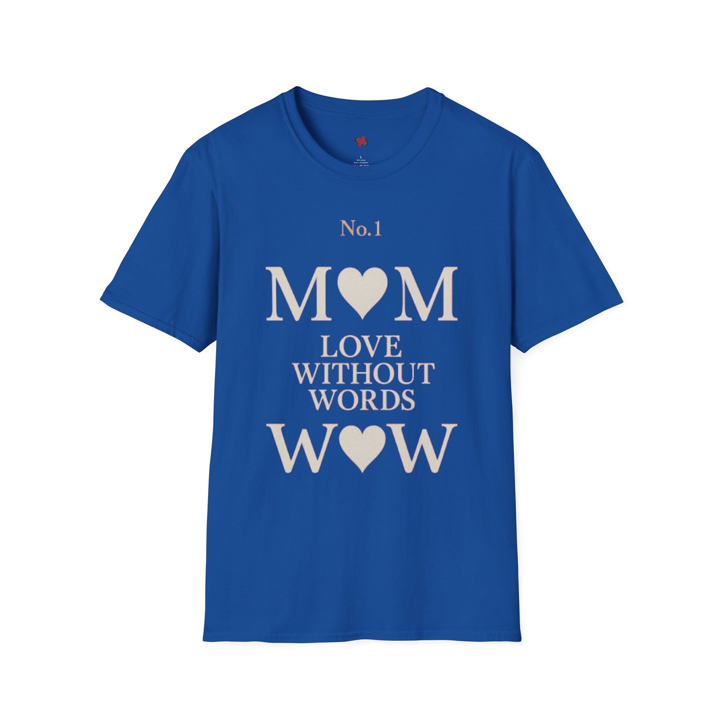 No. 1 Mom Love T-Shirt | Unisex Softstyle Tee for Mother's Day, Birthdays, Gifts, or Everyday Wear