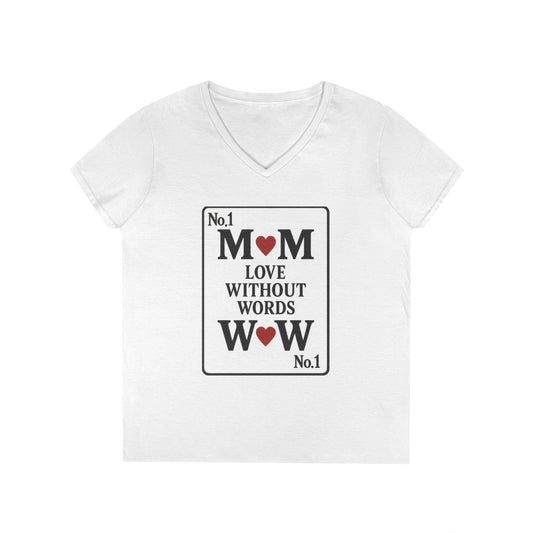 V-Neck T-Shirt - Every MOM is a WOW Mother's Day Gift, Gift for MOM