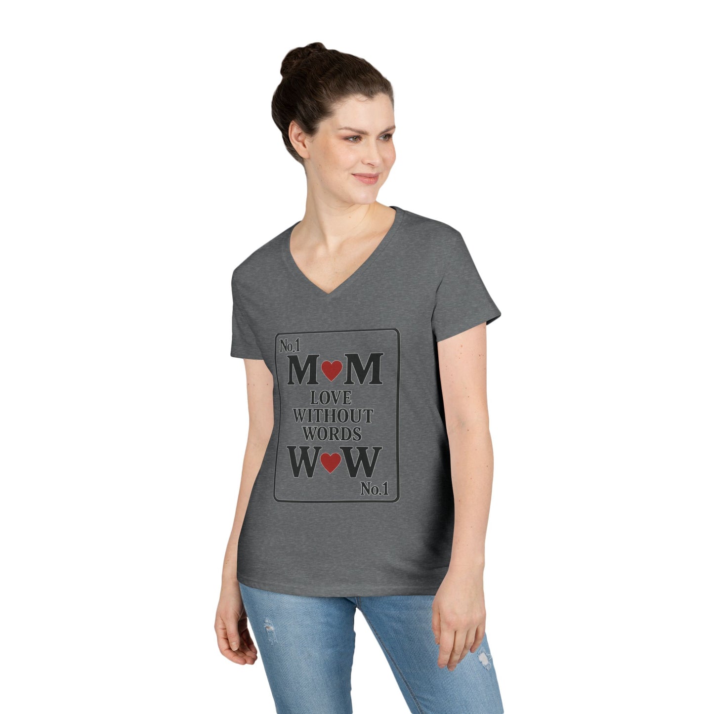 V-Neck T-Shirt - Every MOM is a WOW Mother's Day Gift, Gift for MOM