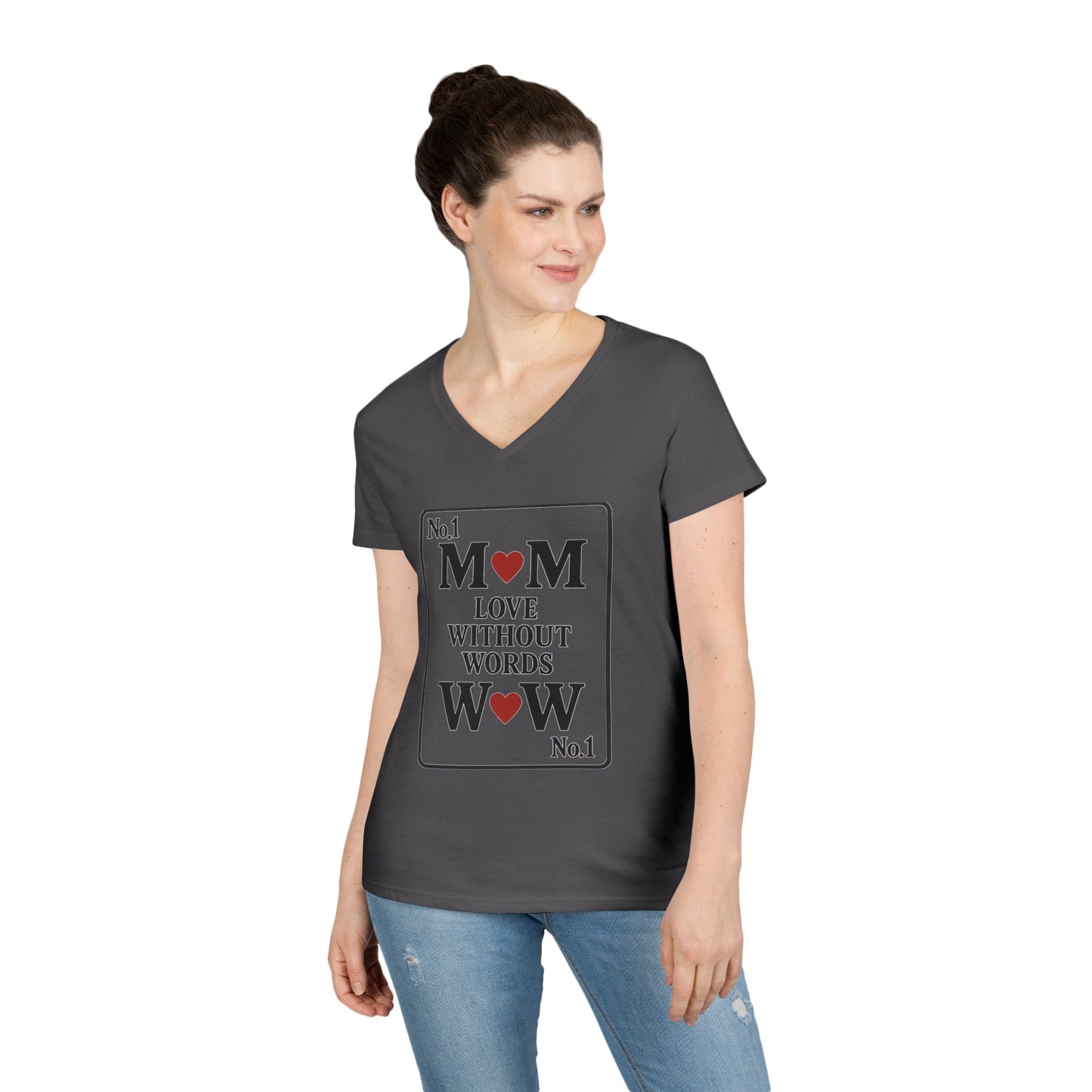 V-Neck T-Shirt - Every MOM is a WOW Mother's Day Gift, Gift for MOM