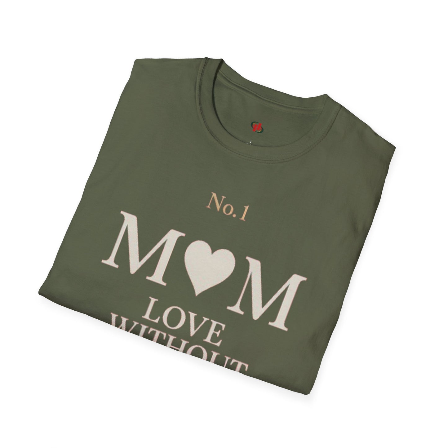 No. 1 Mom Love T-Shirt | Unisex Softstyle Tee for Mother's Day, Birthdays, Gifts, or Everyday Wear