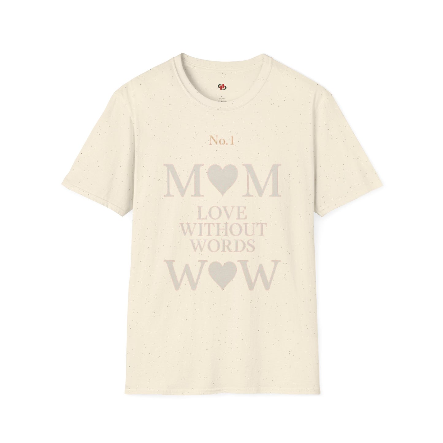 No. 1 Mom Love T-Shirt | Unisex Softstyle Tee for Mother's Day, Birthdays, Gifts, or Everyday Wear